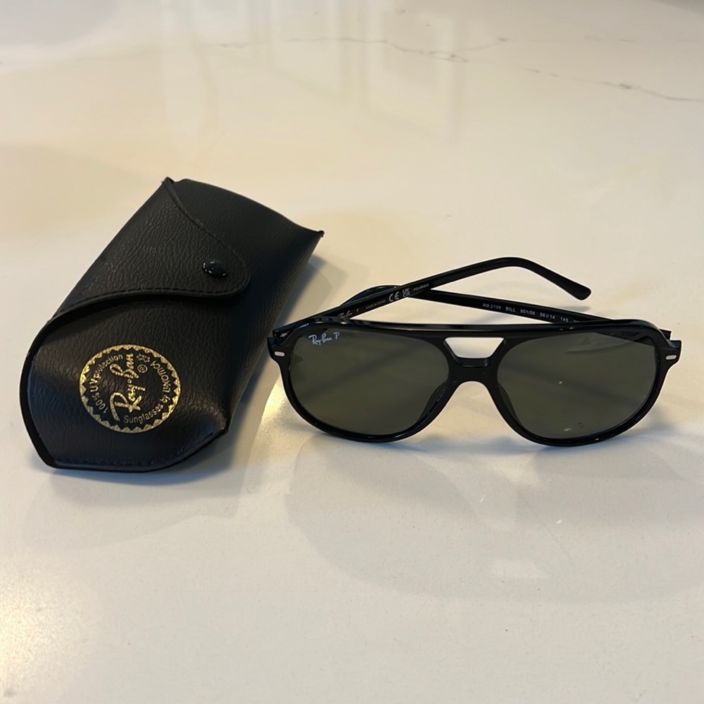 ray ban polarized aviator style sunglasses